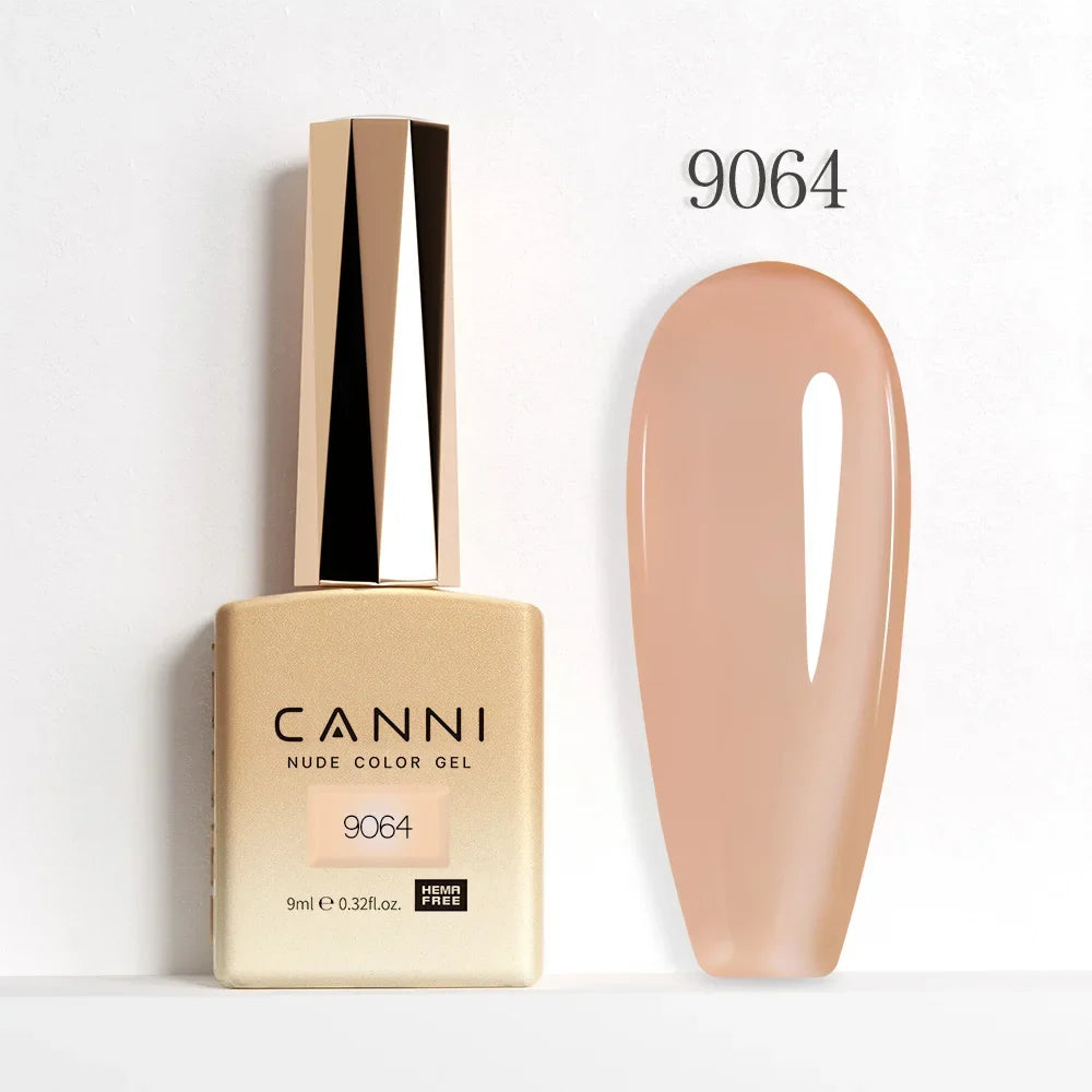 Nail Gel Polish HEMA FREE Translucent Jelly Gel Varnish Semi Transparent Super Glossy Ultra Consistency Round Shape Brush