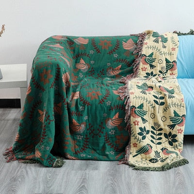 Textile City Cotton Gauze Nordic Style Sofa Cover Home Bed Comfy Blanket Journey Hiking Hotel Plaid Quality Bedspread 200x230cm