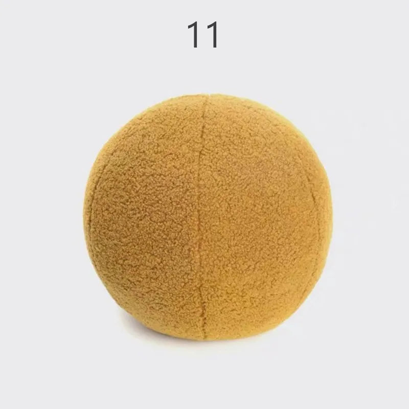 Nordic Style Spherical Pillow Stuffed Decoration Plush Sofa Bay Window Decoration Throw Pillow Soft Photography Prop New