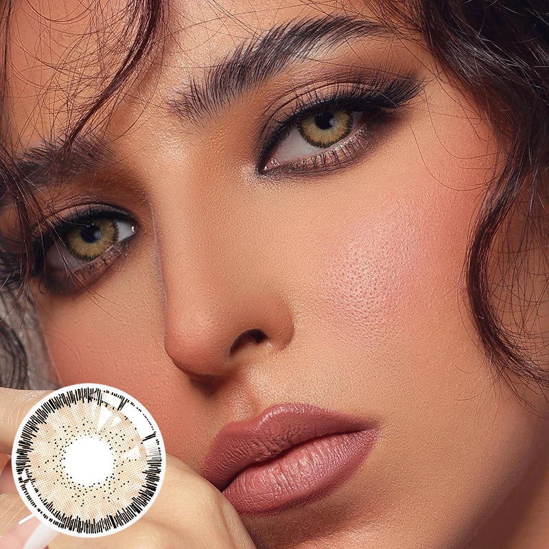 1 Pair Color Contact Lenses Fashion Cosmetic High Quality Blue Lenses Green Contact Cosmetic Lens