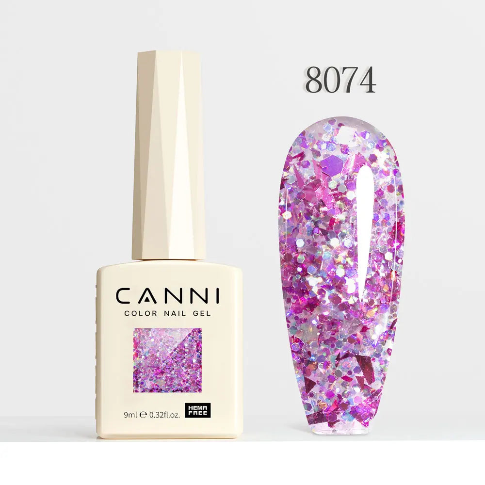 Gel Nail Polish Glitter Diamond Sparkle Color Collection Gorgeous Color HEMA FREE Soak Off UV LED Semi Permanent AurorGel