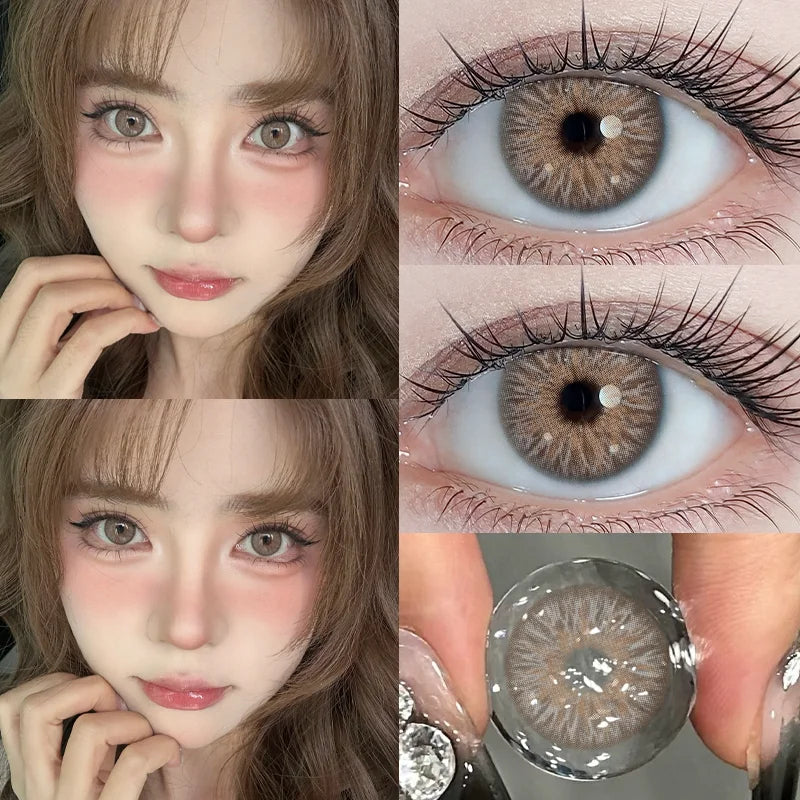 2pcs Avatar Series Myopia Color Contact Lenses for Eyes Makeup Blue Pupils Korean Lenses 14.2mm Yearly Fast Shipping