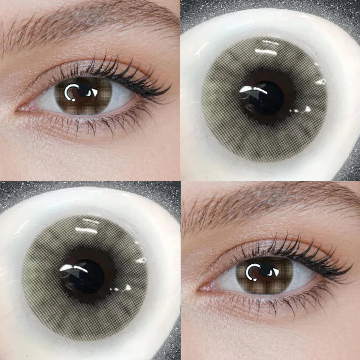 Natural Soft Eye Contacts Lenses 14.2mm Yearly Disposable Korea Design Daily Cosmetic Lens for Beauty Makeup