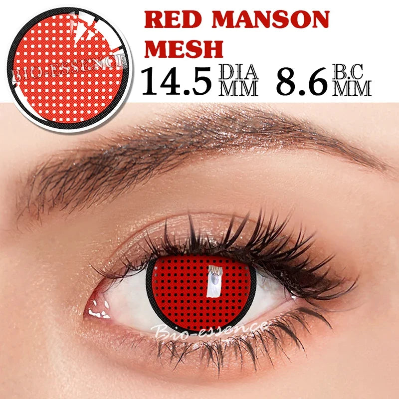 1 Pair Sharingan Contact Lenses for Eyes Cosplay Lenses Anime Lense Uchiha Sasuke Kakashi Lenses Anime Accessories