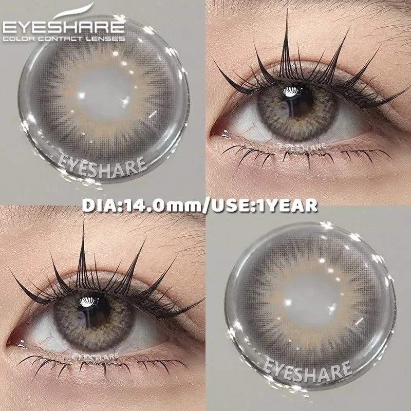 Blue Colored Contact Lenses Cute Eyes Contacts Beauty pupils Korean lenses Eye Enlarge Coloured Contact Lens softlenses