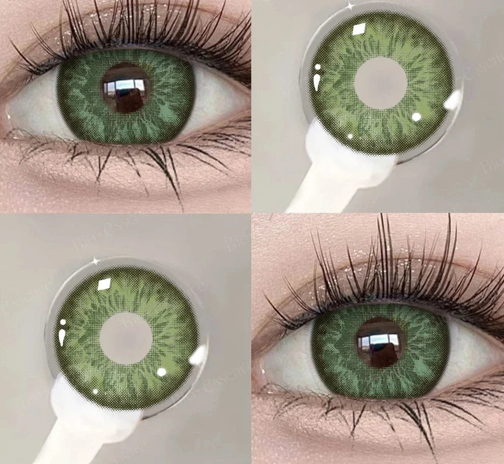 1 Pair Colored Contact Lenses for Eyes Blue Eye Lenses Green Contact Lenses Gray Lense High Quality Eye Lense