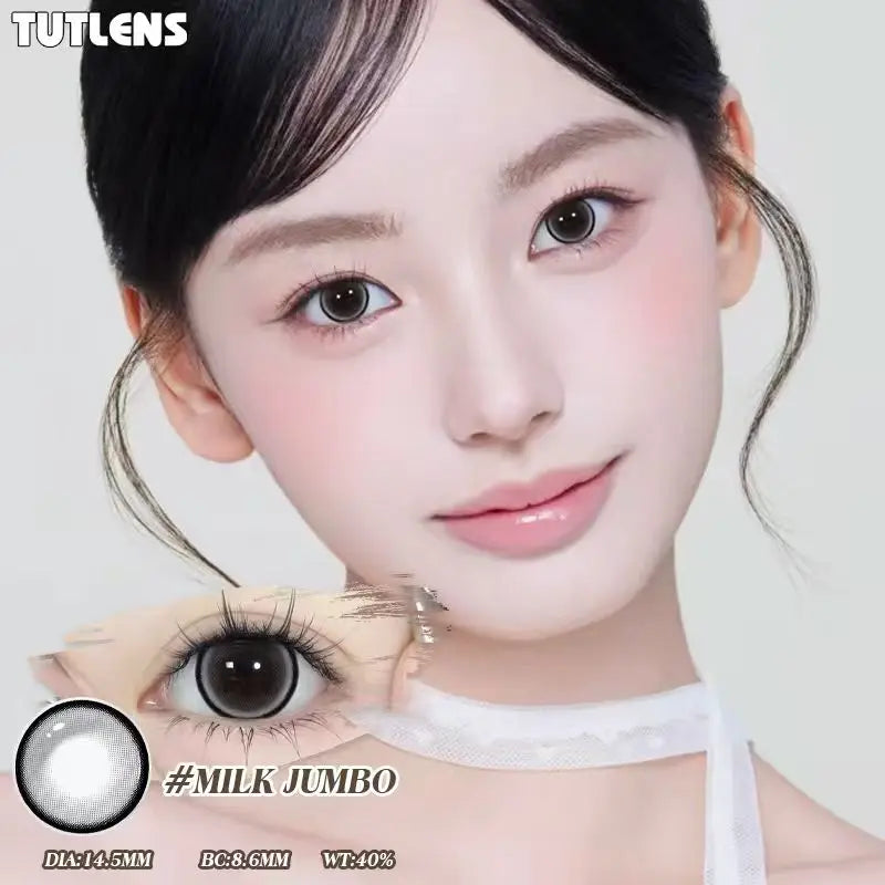 2Pcs Mixed Color Contacts | Half Year Wear | Zero Power Soft Lens