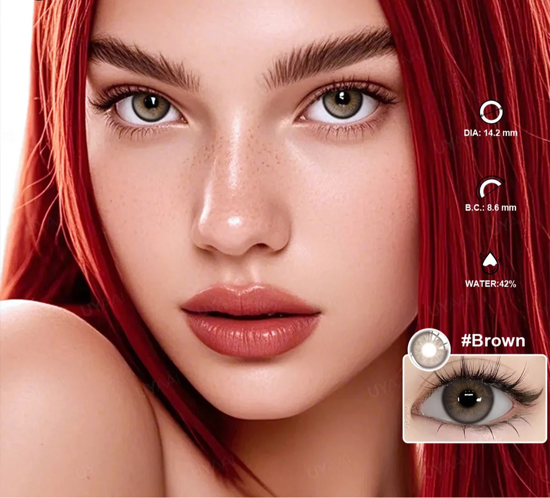 NEW Colored Contact Lenses  Natural Look Lens Women Beauty Color Pupils Green Contact Lens Blue Contact Lenses Brown Lens