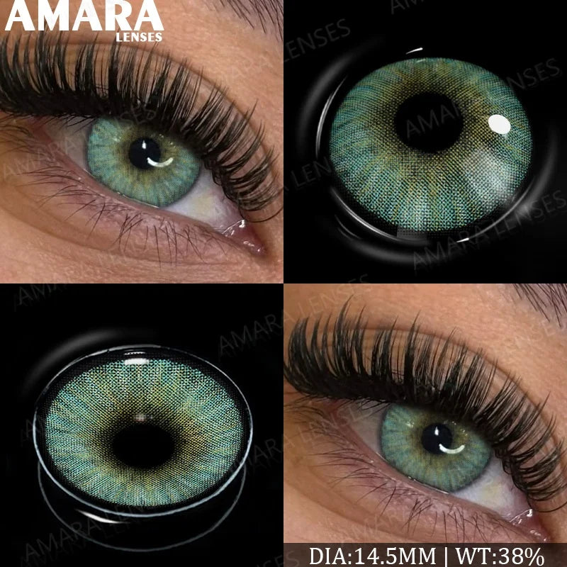 Fashion Colored Contact Lenses Natural Brown Eye Lens Gray Contact Eye Lenses Blue Lenses Contacts for Dark Eyes