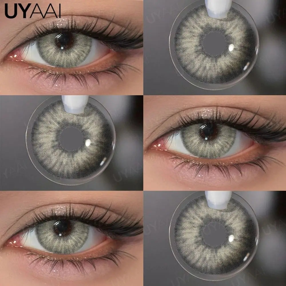 Color Contact Lenses Beauty Blue Lens Makeup Big Eyes Black Gray Contacts Lenses Green Pupils Natual Brown Pupils Cosmetic