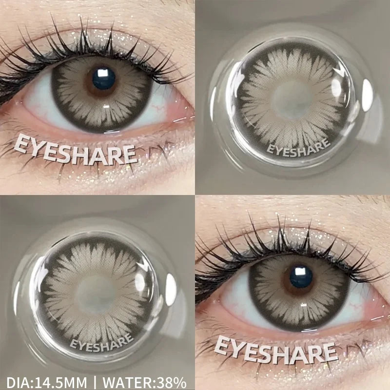 Colored Contact Lenses for Cosplay 2pcs Eyes Makeup Yearly Anime Fashion Purple Lenses Red Contact Lenses Pink Contacts