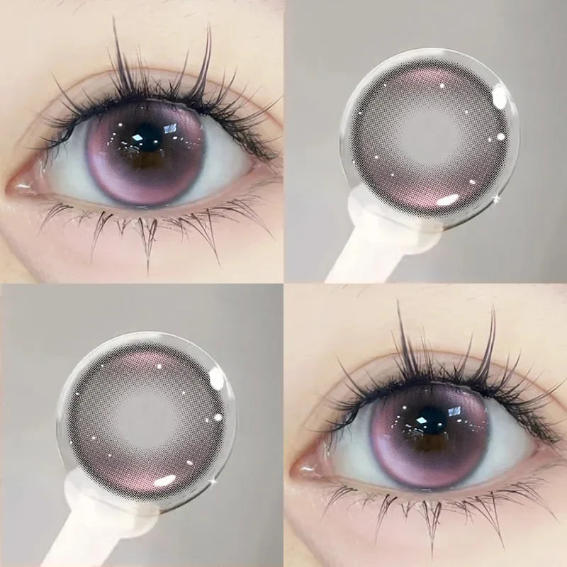 1 Pair Colored Contact Lenses Prescription Contact Lenses Cosmetics Eye Color Lens Fashion Beauty Pupil Fast Shipping
