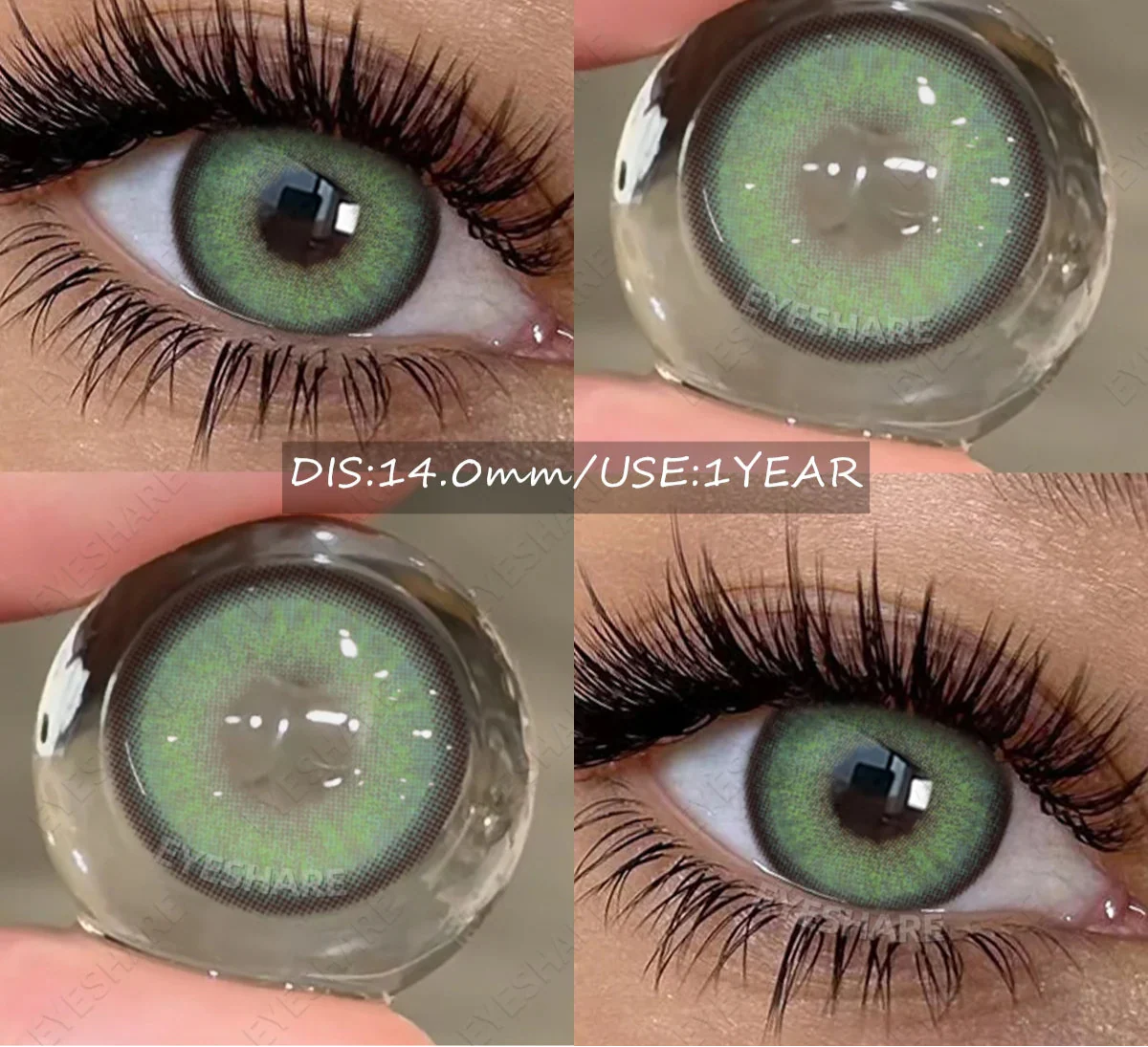 Natural Colored Contact Lens Brown Eyes Makeup Lenses Blue Color Lens Green Eyes Contacts Gray Beautiful Pupil Yearly