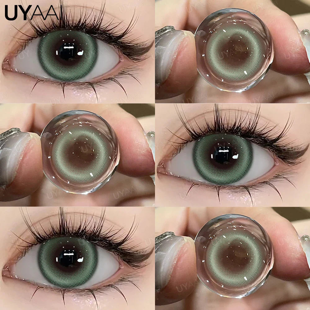 Colored Contact Beauty Blue Contacts Big Eyes Black Lens Makeup Green Lens Natural Brown Eye Lenses Cosmetics Red lens