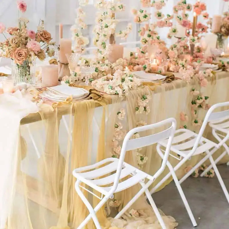 Cloth Table Runner Rustic Wedding Centerpiece Wedding Arch Rustic Decor Farm Table Cloth Bridal 1.2mx3m