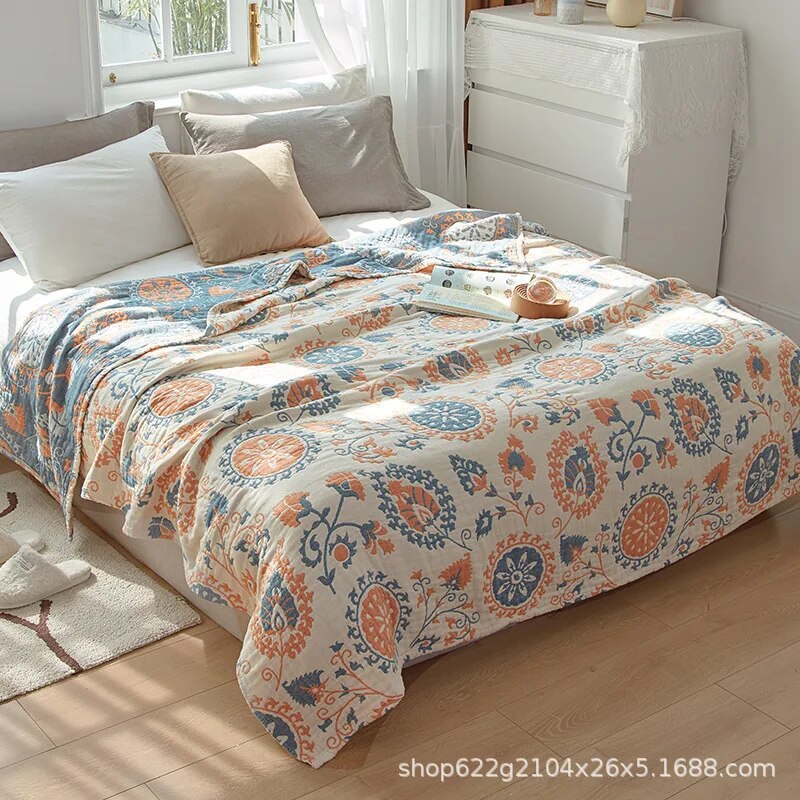 Bohemia Sofa Cover Home Bed Comforter Throw Blanket for Couch Hotel Restaurant Plaids spread on The  Covers