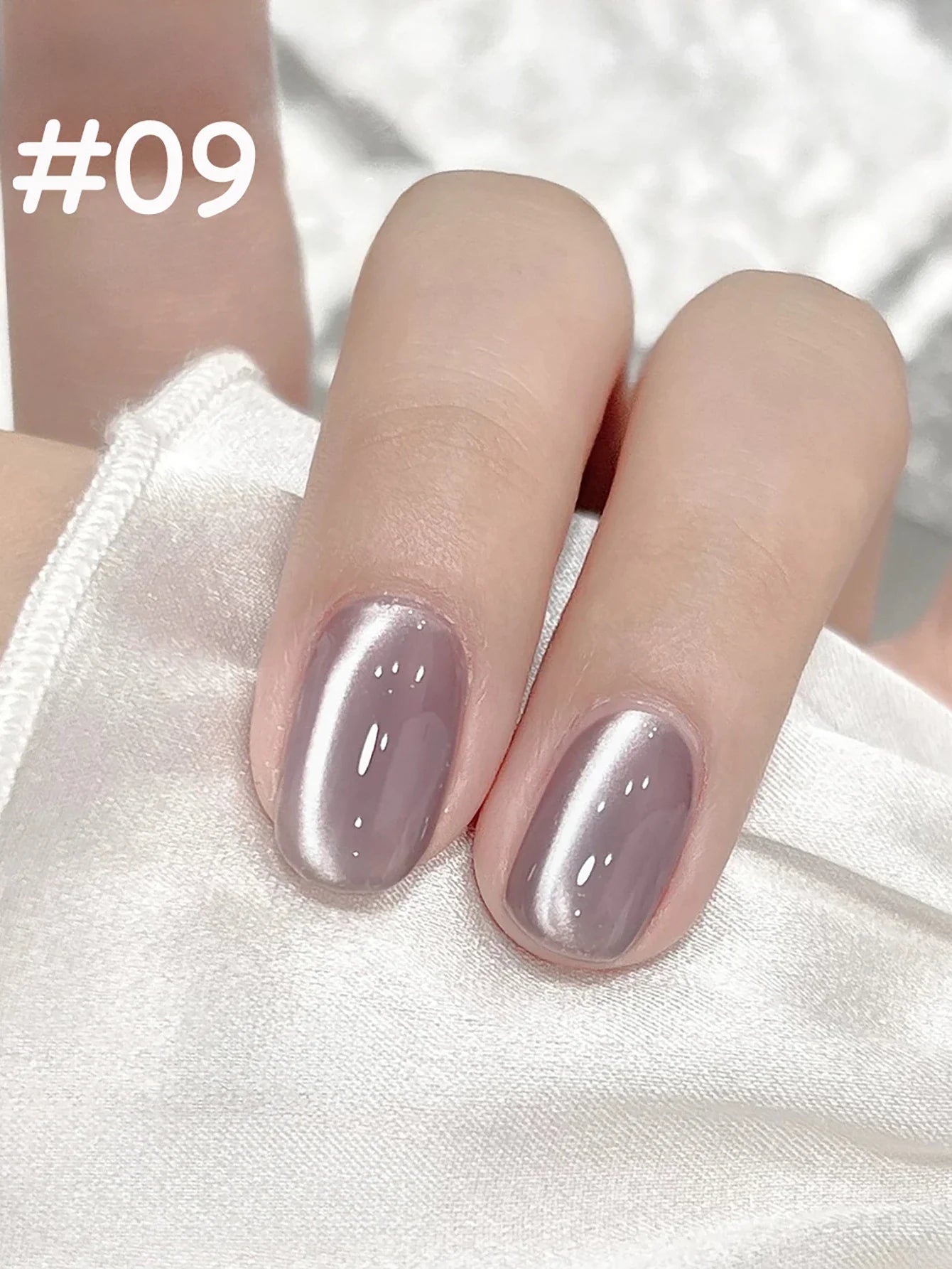 12ml 1-16pcs Autumn Nails New Clear Pink Glass Bead Moonlight Magnet Cat Eye Gel Nail Polish Whitening Nail Supplies