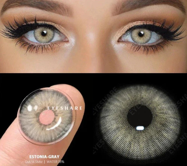 1pair/2pcs Myopia Lenses Color Contact Lenses for Eyes Brown Lenses Blue Eye Lenses Green Contacts Prescription Lenses
