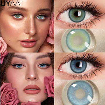 NEW Colored Contact Lenses Natual Pupils Gray Contacts Lenses Green Pupils Women Makeup Blue Pupils Cosmetic Black Lenses
