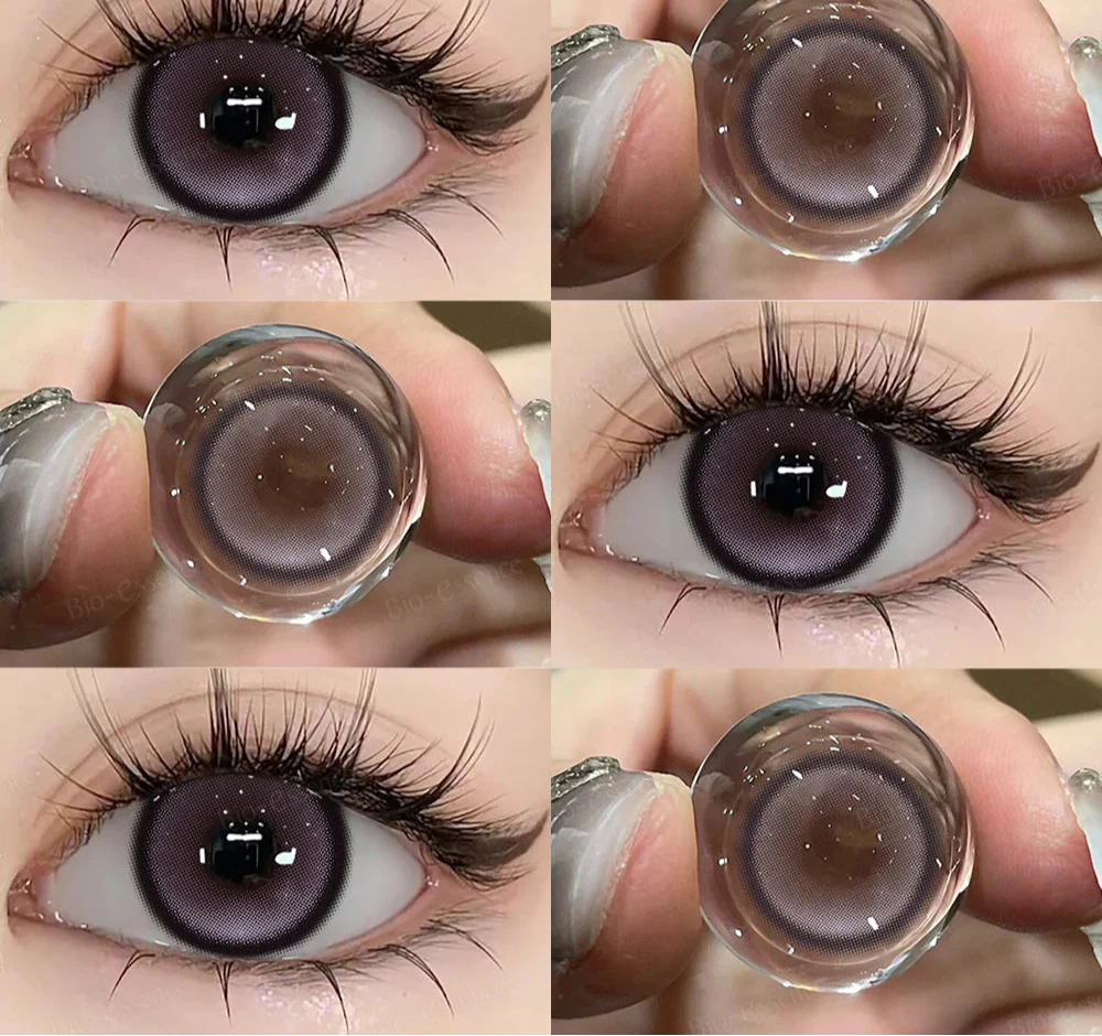 New 1Day Color contact Lenses Viviring Super Nature Pupils with Prescription Myopia Lenses Degree 0~-8.00 for Asian