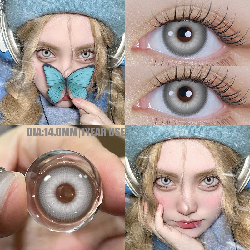 2pcsCosplay Anime Eyes Lenses for Eyes NEBULA Makeup Sharingan Beauty Contact Lenses Eye Cosmetic Color Lens Eyes