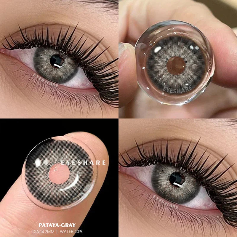 NEW Colored Contact Lenses for Eyes Natural Eye Lenses Green Contact Gray Lenses Blue Lenses Fashion Lenses 1 Pair