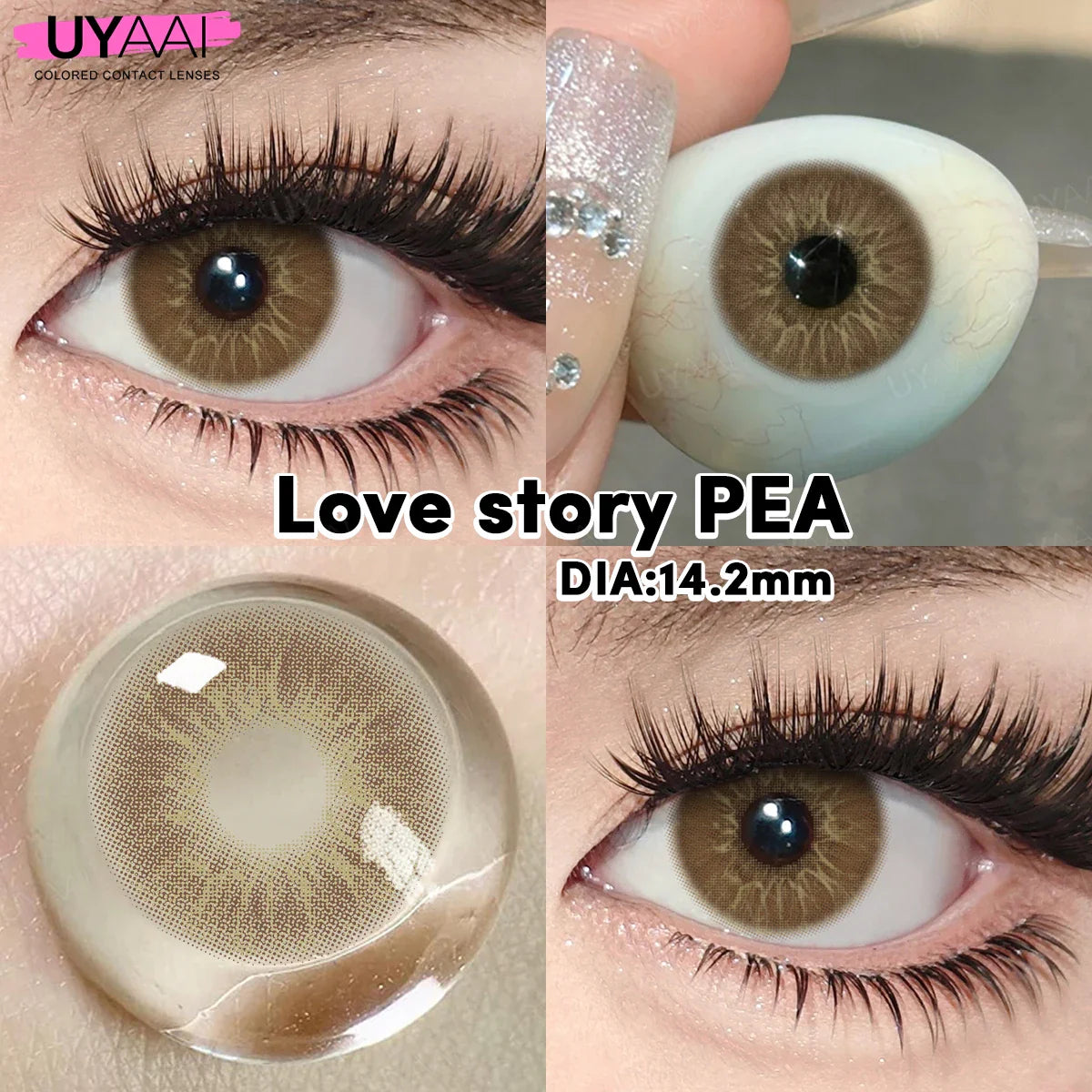1 Pair Cleopatra Pupils Lens Yearly  For Eyes Blue Green Contact LensNatural Len Colorcon High Quality Lense