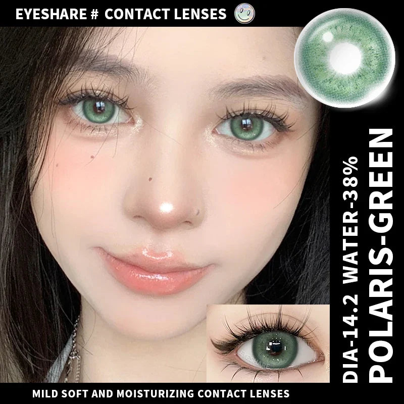 2Pcs Natural Color Contact Lenses for Eyes Korean Brown Lenses Beauty Fashion Gray Lense Blue Eye Lenses Pink Contacts