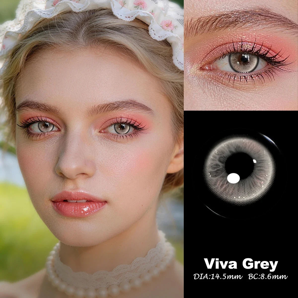 14.5mm Enlarging Effect 6 Months Colored Contact Lenses Fashion Soft Lens For Daily Makeup Eye Contacts