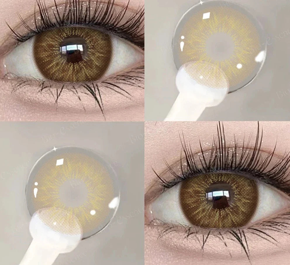1 Pair Colored Contact Lenses for Eyes Blue Eye Lenses Green Contact Lenses Gray Lense High Quality Eye Lense