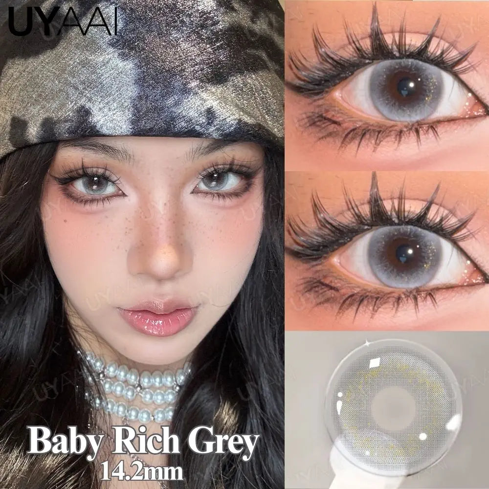 Contact Lenses  Natural Brown Lens Beauty Pink Eyes Color Lenses Cosmetics Gray Eye Lenses Makeup Green Beauty Colorcon