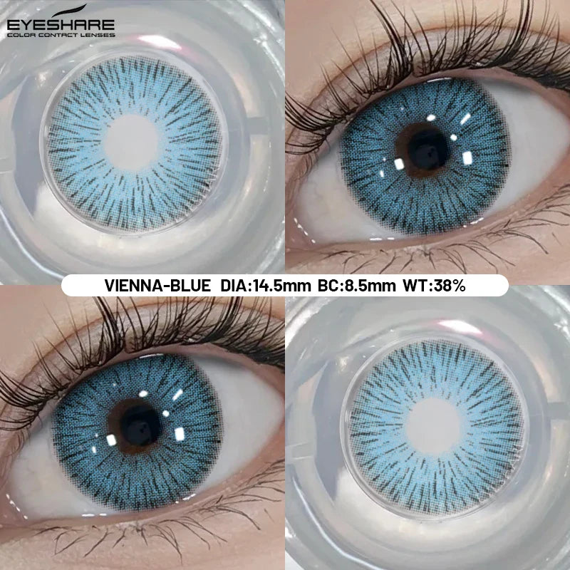 Big Eyes Color Contact Lenses Fashion Blue Colored Contact Lense Brown Softlenses Green Beauty Pupils Yearly Use