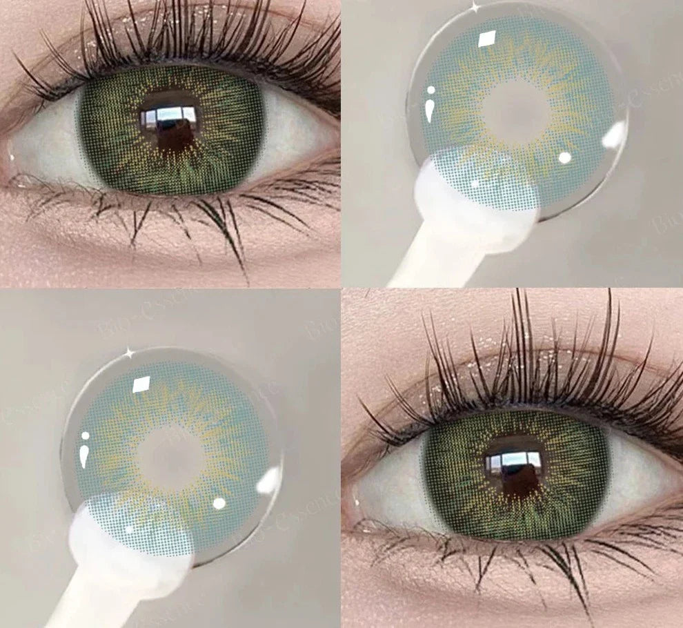 1 Pair Colored Contact Lenses for Eyes Blue Eye Lenses Green Contact Lenses Gray Lense High Quality Eye Lense