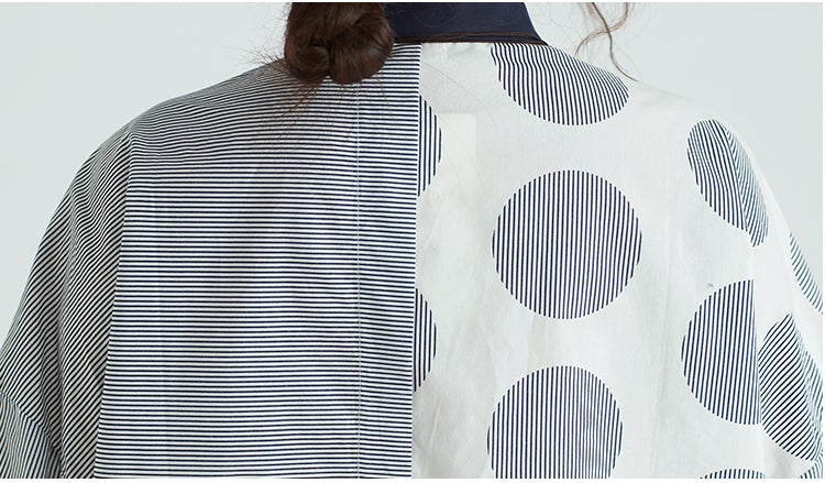 Summer Dot Print Plus Sizes Short Dresses-Dresses-The same as picture-One Size-Free Shipping at meselling99