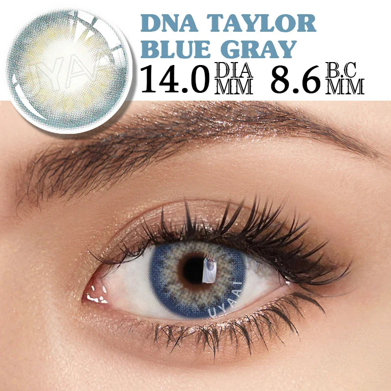 1 Pair Brown Natural Eye Color Lens Blue Color Contact Lenses for Eyes Aesthetic Lenses Purple Eye Contacts