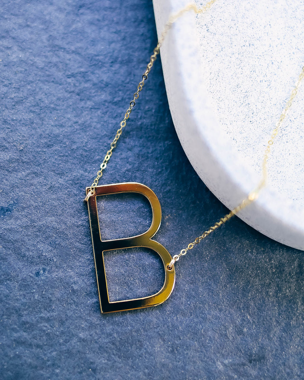 Meghan Bo Designs - Gold Initial Necklace