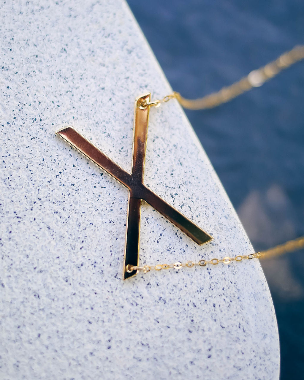 Meghan Bo Designs - Gold Initial Necklace