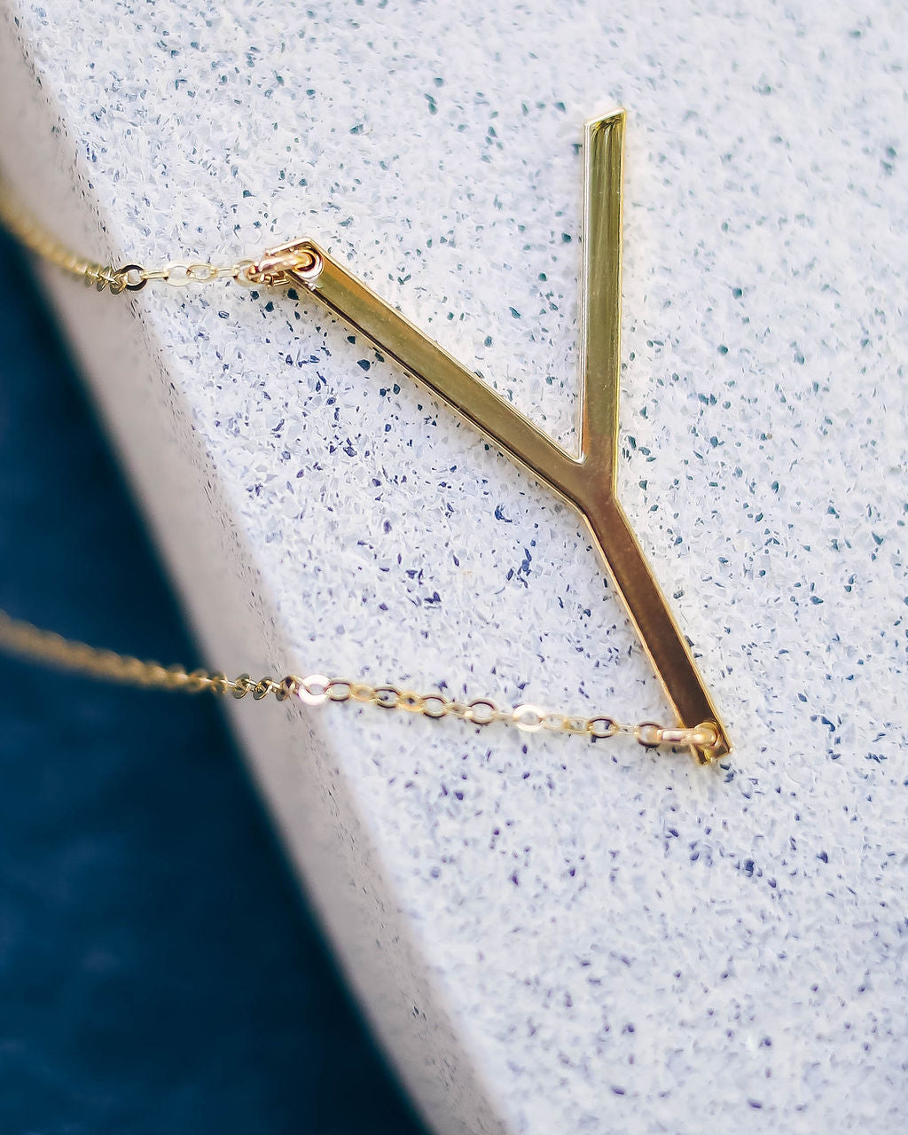 Meghan Bo Designs - Gold Initial Necklace