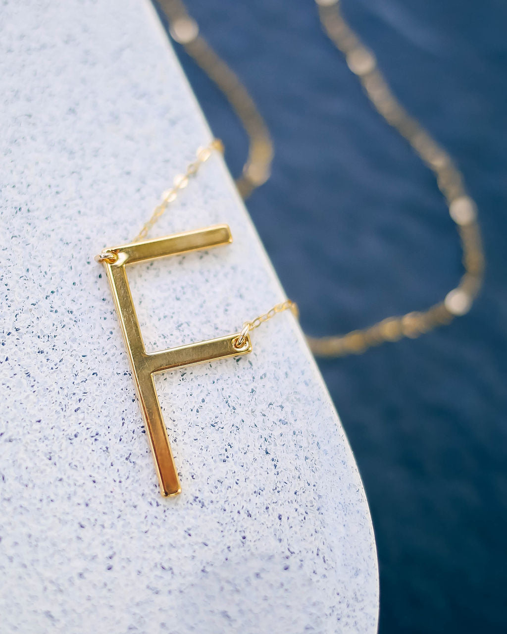 Meghan Bo Designs - Gold Initial Necklace