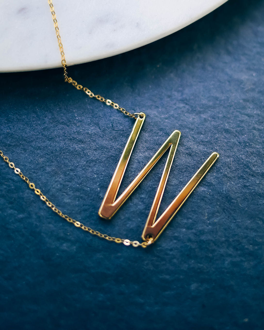 Meghan Bo Designs - Gold Initial Necklace