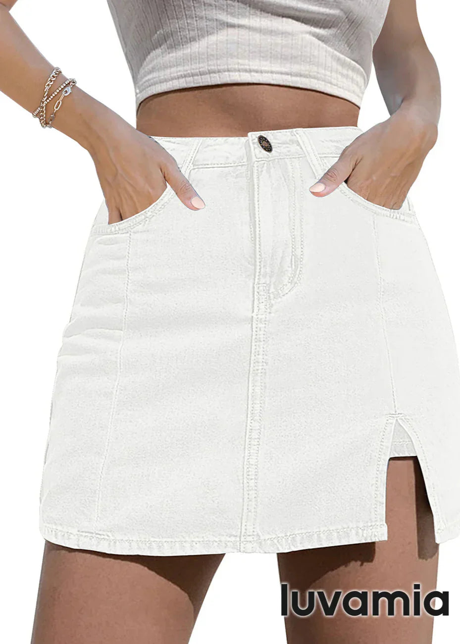EffortlessChic Denim Skort + Own Every Moment, Confidently - 50% OFF