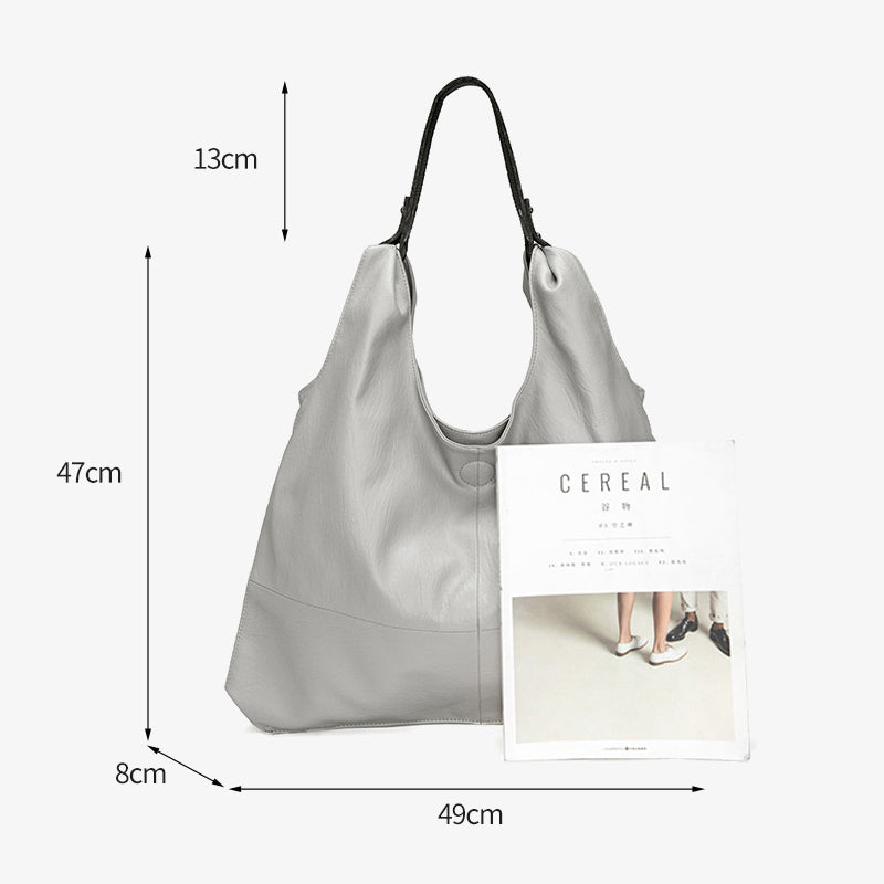 Women Genuine Leather Large Capacity Handbag