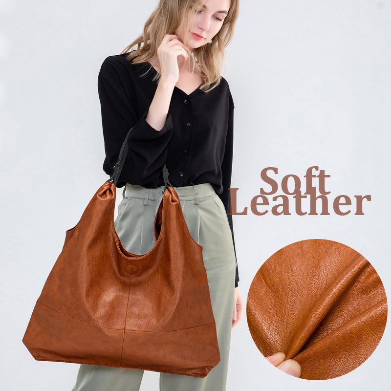 Women Genuine Leather Large Capacity Handbag