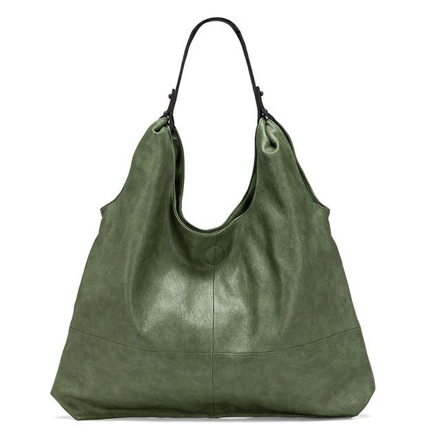 Women Genuine Leather Large Capacity Handbag