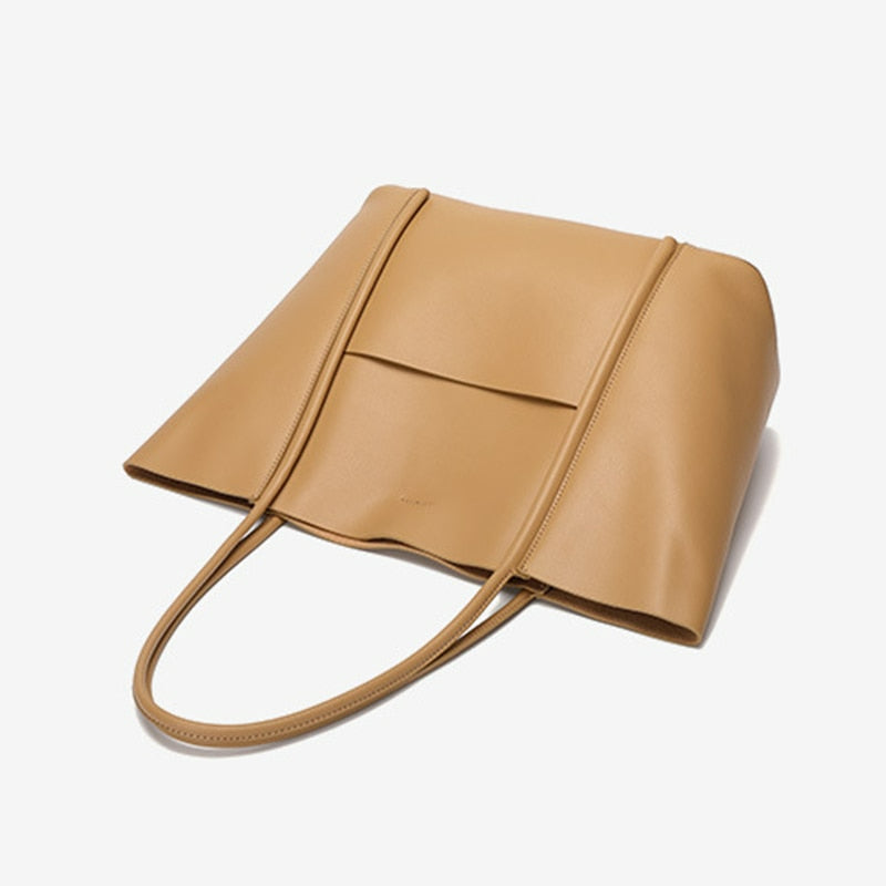 Large Luxury Leather Shoulder Bag Women Tote Bag
