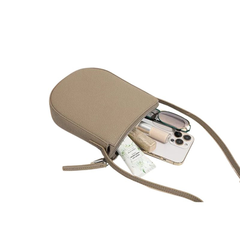 Women's Genuine Leather Messenger Phone Bag