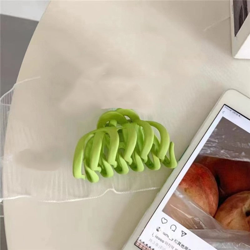 Simple Solid Color Claw Clip