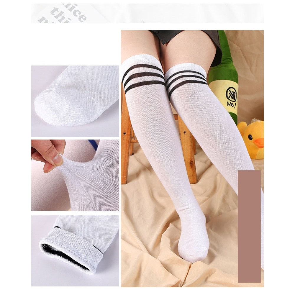 Thin Breathable Knee Over Stockings Socks