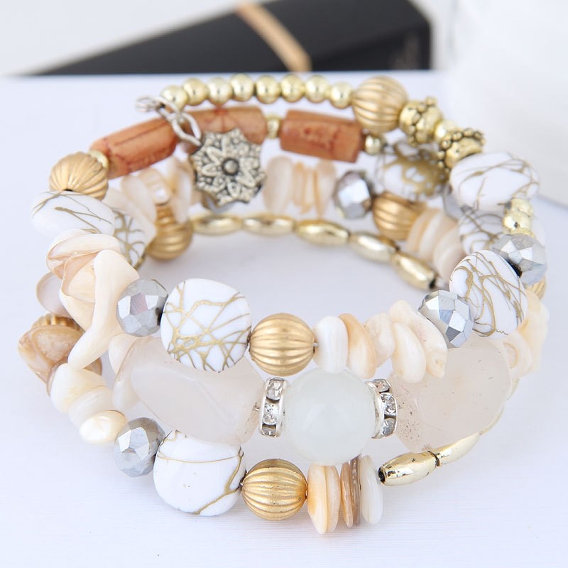 Fashion Beaded Multi-Layer Wrap Bracelet