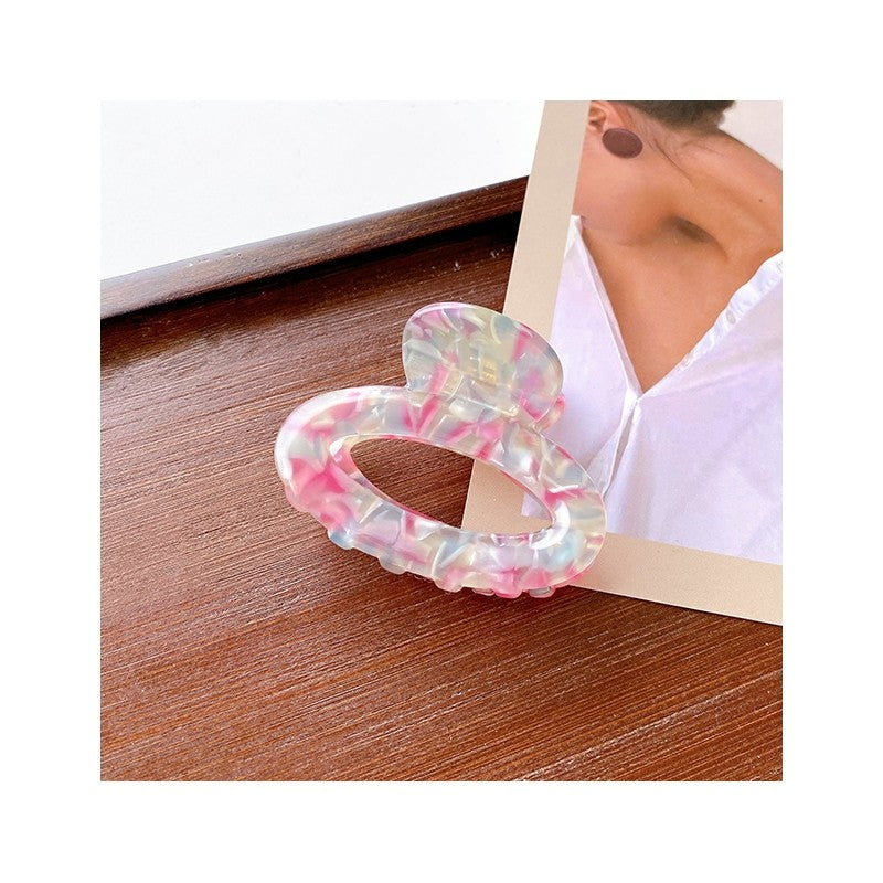 Hollowed Out Oval Hair Claw Clip